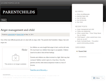 Tablet Screenshot of parentchilds.wordpress.com