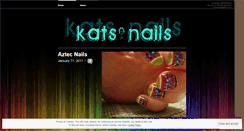 Desktop Screenshot of katsnails.wordpress.com