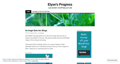 Desktop Screenshot of elysesprogress.wordpress.com