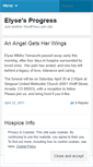 Mobile Screenshot of elysesprogress.wordpress.com