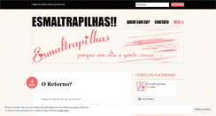 Desktop Screenshot of esmaltrapilhas.wordpress.com
