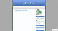 Desktop Screenshot of andreaszenker.wordpress.com