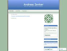 Tablet Screenshot of andreaszenker.wordpress.com