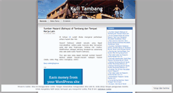 Desktop Screenshot of kulitambang.wordpress.com