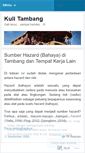 Mobile Screenshot of kulitambang.wordpress.com
