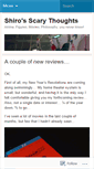 Mobile Screenshot of 45shiro45.wordpress.com