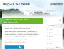 Tablet Screenshot of blogsaojoaomarcos.wordpress.com