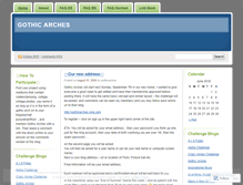 Tablet Screenshot of gothicarches.wordpress.com