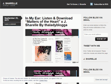 Tablet Screenshot of jsharelle.wordpress.com