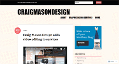 Desktop Screenshot of craigmasondesign.wordpress.com