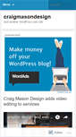 Mobile Screenshot of craigmasondesign.wordpress.com