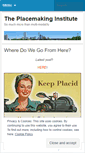 Mobile Screenshot of placemakinginstitute.wordpress.com