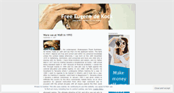 Desktop Screenshot of freedekock.wordpress.com