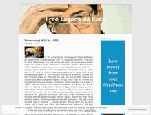 Tablet Screenshot of freedekock.wordpress.com