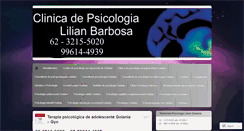 Desktop Screenshot of clinicadepsicologiagoiania.wordpress.com