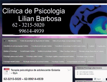 Tablet Screenshot of clinicadepsicologiagoiania.wordpress.com