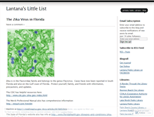 Tablet Screenshot of lantanalittlelist.wordpress.com