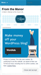 Mobile Screenshot of fromthemanor.wordpress.com