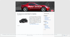 Desktop Screenshot of motordirecto.wordpress.com