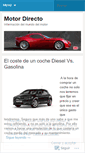 Mobile Screenshot of motordirecto.wordpress.com