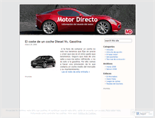 Tablet Screenshot of motordirecto.wordpress.com