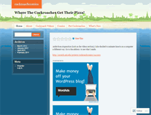 Tablet Screenshot of cockroachcomics.wordpress.com