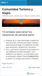 Mobile Screenshot of comunidadturismoyviajes.wordpress.com