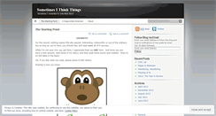 Desktop Screenshot of mikethinksthings.wordpress.com