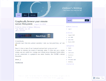 Tablet Screenshot of idebian.wordpress.com