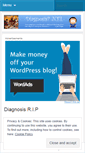 Mobile Screenshot of diagnosisnfi.wordpress.com