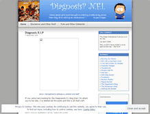 Tablet Screenshot of diagnosisnfi.wordpress.com