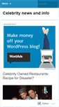 Mobile Screenshot of celebart.wordpress.com
