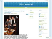 Tablet Screenshot of celebart.wordpress.com