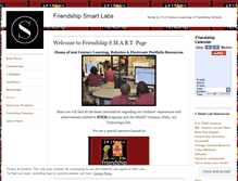 Tablet Screenshot of friendshipsmartlabs.wordpress.com