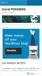 Mobile Screenshot of canalpokemon.wordpress.com