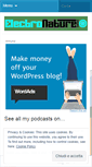 Mobile Screenshot of electronaturedesdemadrid.wordpress.com