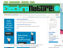 Tablet Screenshot of electronaturedesdemadrid.wordpress.com