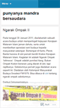 Mobile Screenshot of mandrabersaudara.wordpress.com