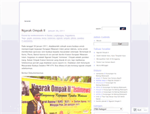 Tablet Screenshot of mandrabersaudara.wordpress.com
