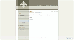 Desktop Screenshot of interlakecheer.wordpress.com