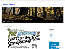 Tablet Screenshot of cosmichealthway.wordpress.com