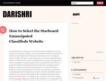 Tablet Screenshot of darishri.wordpress.com