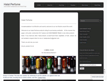 Tablet Screenshot of halalperfume.wordpress.com