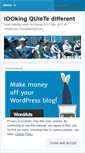 Mobile Screenshot of lookingquieted.wordpress.com