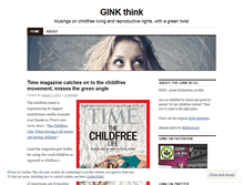 Tablet Screenshot of ginkthink.wordpress.com