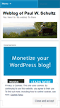Mobile Screenshot of paulwschultz.wordpress.com