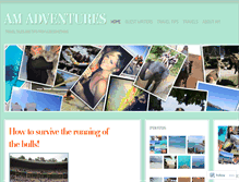 Tablet Screenshot of ammadventures.wordpress.com