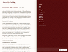 Tablet Screenshot of jasonlind.wordpress.com