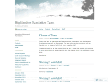 Tablet Screenshot of highlandersteam.wordpress.com