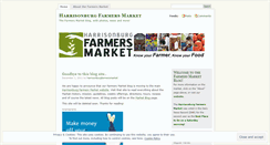 Desktop Screenshot of harrisonburgfarmersmarket.wordpress.com